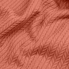 Плед-покривало косичка COSAS 230х240 см Amber Knitted Braid Помаранчевий Новомосковськ