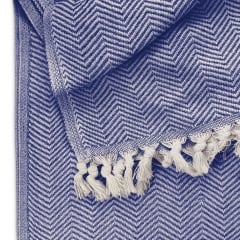 Плед бавовняний COSAS TWISTY 200х230 см CS4 Синій Куйбишеве