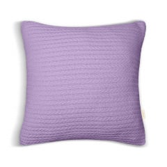 Наволочка 50х50 см Lavander Knitted Braid COSAS Буча