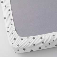 Простирадло на резинці 80х160 см GREY STARS COSAS Білий Братське