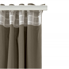 Штори на кухню та кімнату RUM 2шт COSAS Коричневий 180х270 см Білгород-Дністровський