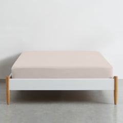 Простирадло півтораспальне COSAS CAPPUCCINO Ранфорс 155х240 см Бежевий Ясногородка