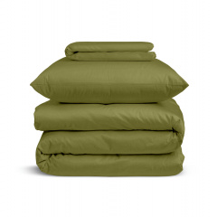 Підліткова постіль сатин з простирадлом на гумці AVOCADO Cosas Авокадо 160х220 см Київ