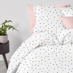 Семейный комплект постельного белья Delta CS4 COSAS Белый 2х160х220 см Обухов