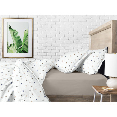 Подростковое постельное белье BRONZE DELTA COSAS Белый 155х215 см Братское