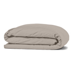 Комплект полуторної постільної білизни на резинці COSAS BRONZE Ранфорс 160х220 см Пісочний Новомосковськ