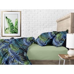 Простынь на резинке COSAS OLIVE Ранфорс 160х200х20 см Оливка Братское