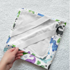 Непромокаюча пелюшка COSAS COLORFUL DINO Ранфорс 70х120 см Фіолетовий Фастів