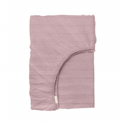 Простынь на резинке в детскую кроватку 60х120 см сатин SAKURA CS1 Cosas Васильков