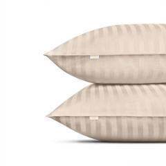 Полуторна постільна білизна сатин BISCOTTI Cosas Бежевий 160х220 см Южноукраїнськ