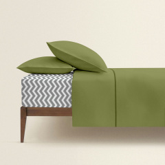 Двоспальна постіль з простирадлом на гумці Avocado CS15 COSAS 180х220 см Охтирка