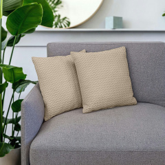 Наволочка COSAS Biscuit Waffle Weave 40х40 см Бежевий Дніпрорудне