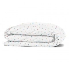 Півтораспальний комплект без простирадла COSAS COLOR BLOTS Ранфорс 160х220 см Білий Пологи