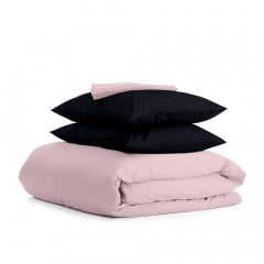 Полуторна постільна білизна Beige CS2 COSAS чорний 160х220 см Дзензелівка