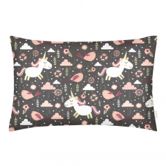 Детская наволочка COSAS UNICORN Ранфорс 40х60 см Серый Золотоноша