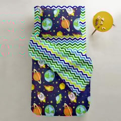 Євро наволочка COSAS SPACE TRAVEL Ранфорс 50х70 см Помаранчевий Конотоп