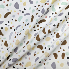 Підліткова постіль з простирадлом на гумці COLORFUL STONES CS1 COSAS Бежевий 160х220 см Гуляйполе