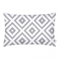 Полуторна постільна білизна Ornament COSAS сірий 160х220 см Петрове