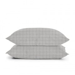 Полуторна постільна білизна Grey Geometry COSAS сірий 160х220 см Гуляйполе