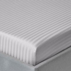 Дитяча постільна білизна сатин у ліжечко SILVER Cosas сірий 110х140 см Гуляйполе