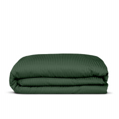 Подростковая постель сатин с простыней на резинке FOREST CS1 Cosas Зеленый 160х220 см Бушево