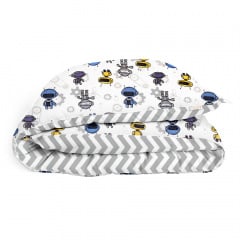 Пододеяльник полуторный 155х215 см ROBOTS COSAS белый Вольнянск