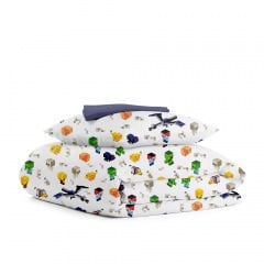 Дитяча постільна білизна в ліжечко Minecraft CS1 COSAS Зелений 110х140 см Пологи