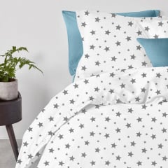 Сімейний комплект постільної білизни Big Star CS4 COSAS сірий 2х160х220 см Шепетівка