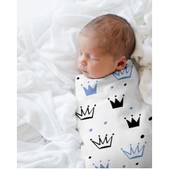 Набір пелюшок COSAS Z&B CROWN Бязь 80х100 см 2 шт Бірюзовий Молочанськ