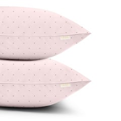 Євро постіль без простирадла Mini Dots CS4 COSAS рожевий 200х220 см Хмільник