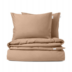 Півтораспальний комплект без простирадла COSAS RUM Ранфорс 160х220 см Коричневий Ірпінь
