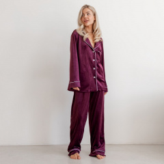 Піжама жіноча COSAS Velour Harmony XS Марсала Кропивницький