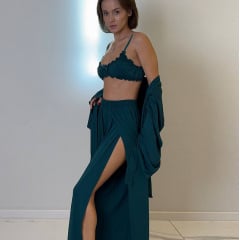 Домашний костюм COSAS Serena Home M Изумрудный Киев