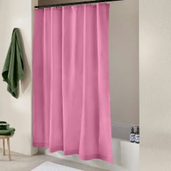 Шторка для душа и ванной COSAS BLOSSOM с кольцами 180х200 см Фуксия Кобыжча