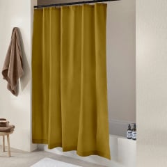 Шторка для душа и ванной COSAS HONEY с кольцами 180х180 см Горчичный Новая Каховка