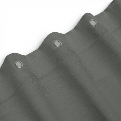 Шторка для душу та ванної COSAS IRON з кільцями 180х180 см Сірий Стрий