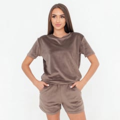 Домашний женский костюм COSAS AURA L Коричневый Киев