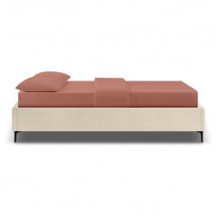 Ліжко двоспальне COSAS Kiwi Almond 160x200 см Кремовий Камінь-Каширський