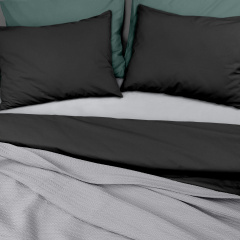 Плед-покрывало косичка COSAS 200х220 см Smoky Knitted Braid Серый Ахтырка