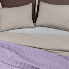 Плед-покривало вафельне COSAS 160х230 см Lavander Greek Waffle Орхідея Вараш