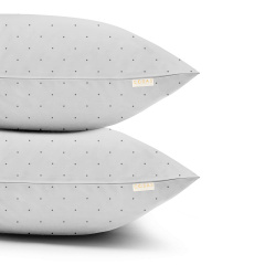 Евро постельное белье Mini Dots CS9 COSAS серый 200х220 см Никополь