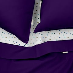 Полуторная постель с простыней на резинке COSAS INK CS1 160х220 см Разноцветный Новониколаевка