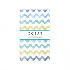 Простирадло на резинці 120х200 см COLOR WAVE CS1 COSAS Жовтий Олександрія