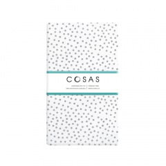 Простирадло на резинці 120х200 см GREY DOTS COSAS Графіт Нова Каховка