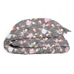 Підліткова постільна білизна BALLERINA CS1 COSAS сірий 155х215 см Славута