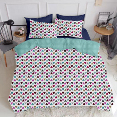 Сімейний комплект на резинці COSAS MINT LOVE CS2 Ранфорс 2х160х220 см М'ятний Коростень