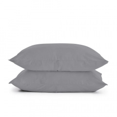 Семейная постель с простыней на резинке Shadow COSAS Графит 2х160х220 см Самбор