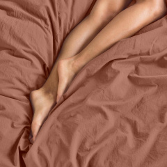 Простынь на резинке COSAS COPPER Ранфорс 180х200х20 см Коралл Братское