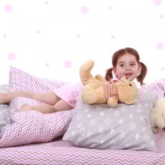 Набор наволочек COSAS ROSE CROWN 40х60 см Розовый/Серый Цумань