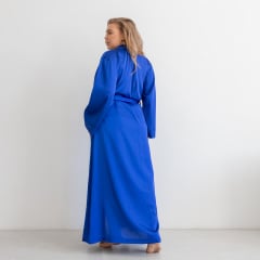 Женский халат COSAS Silky Cloud L-XL Синий Киев